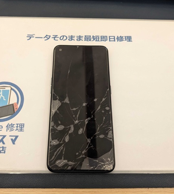 豊川市】OPPO A55sの画面割れ修理ならまちスマ豊川店へ！Androidスマホ